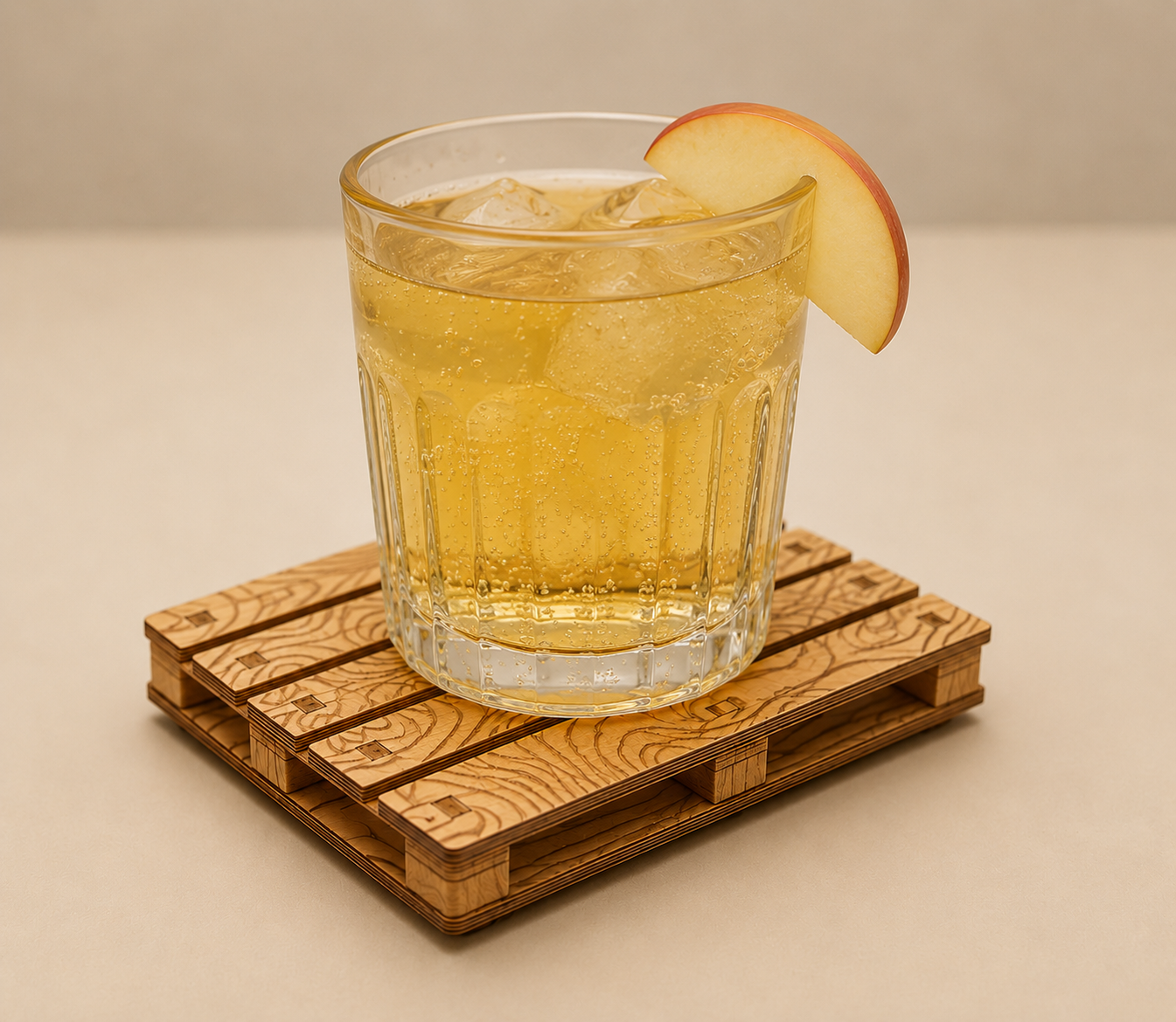 5x Paletten Untersetzer Mini Holzpaletten Getränkeuntersetzer Coaster aus Holz