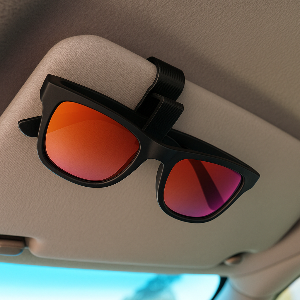 Sonnenbrillen Clip passend für Sonnenblende im Auto – 3D-Druck