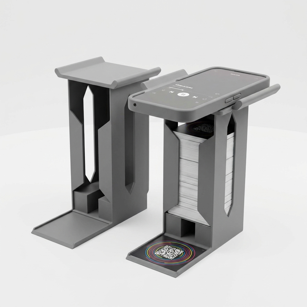 Hit-Turm passend für Hitster Spiel Hit-Station Tower Kartenleser Handyhalter