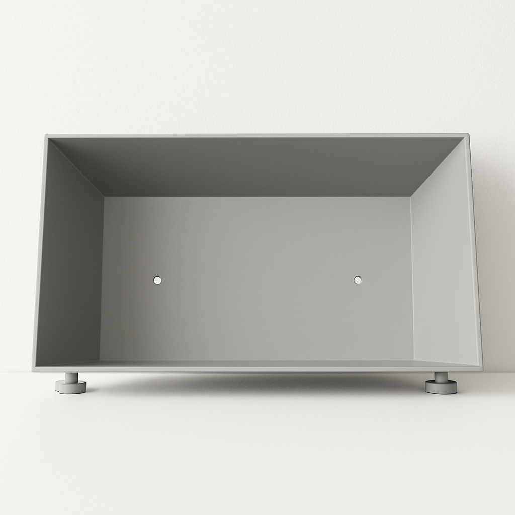 Ablagebox Box 120 mm passend für Küpper Lochwand und Eurolochung 45 mm