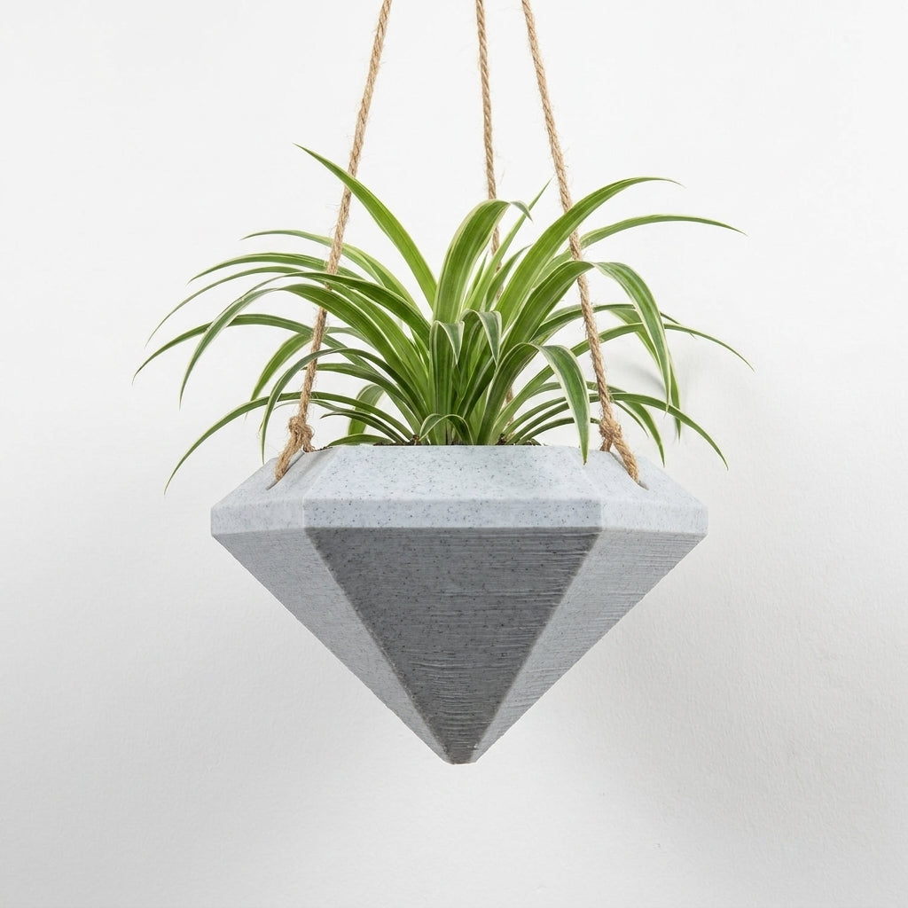 Pflanzenkübel zu Aufhängen in Diamantform Blumentopf