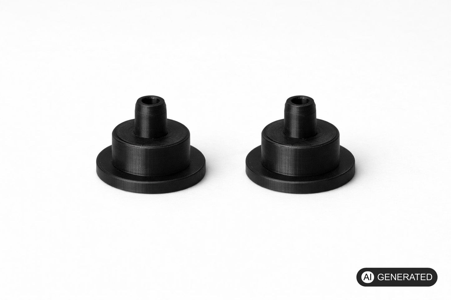 2 Ersatzfüße kompatibel mit IKEA Alex Ersatzfuß Standfuß