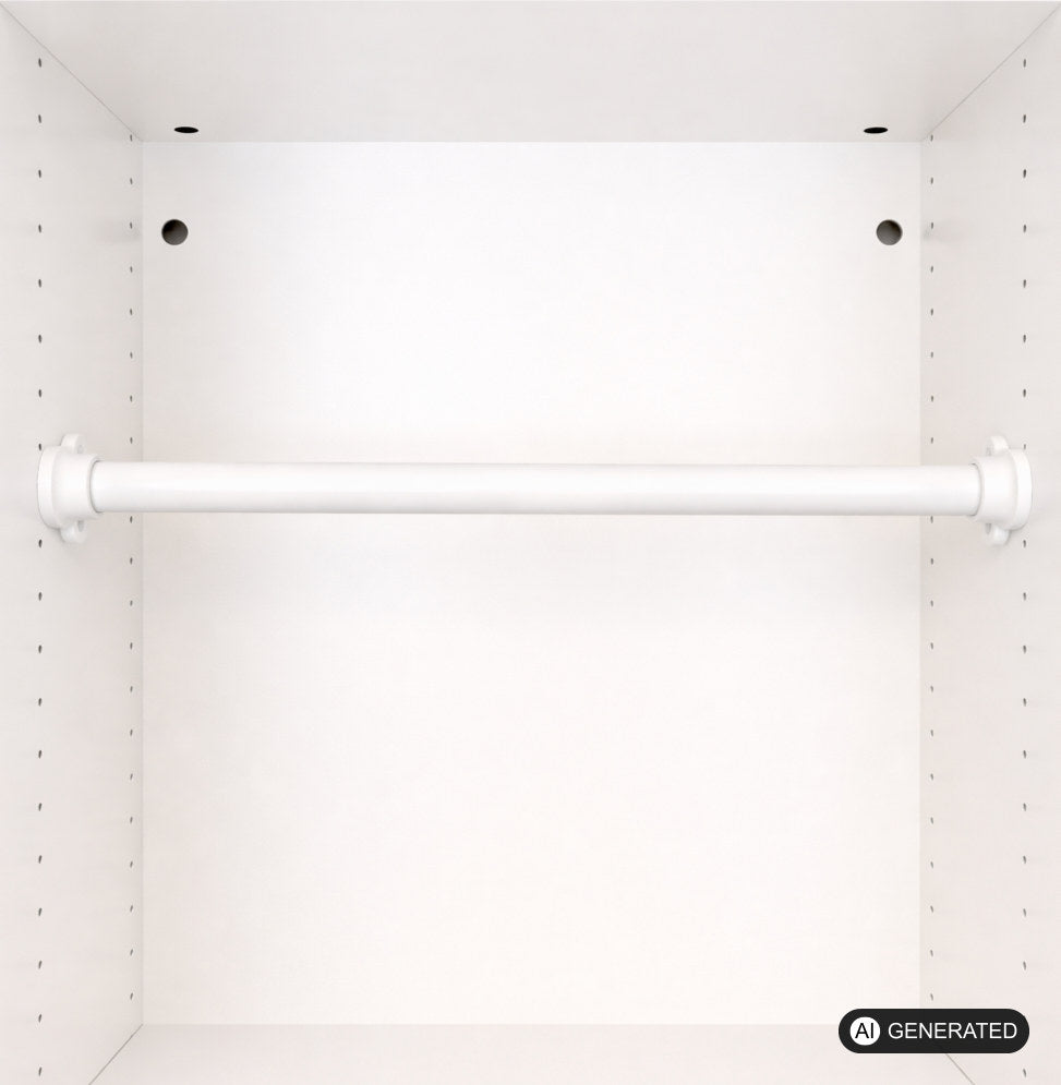 2 Kleiderstangen Halter passend für IKEA Pax Komplement Ersatzteil 130627 100325