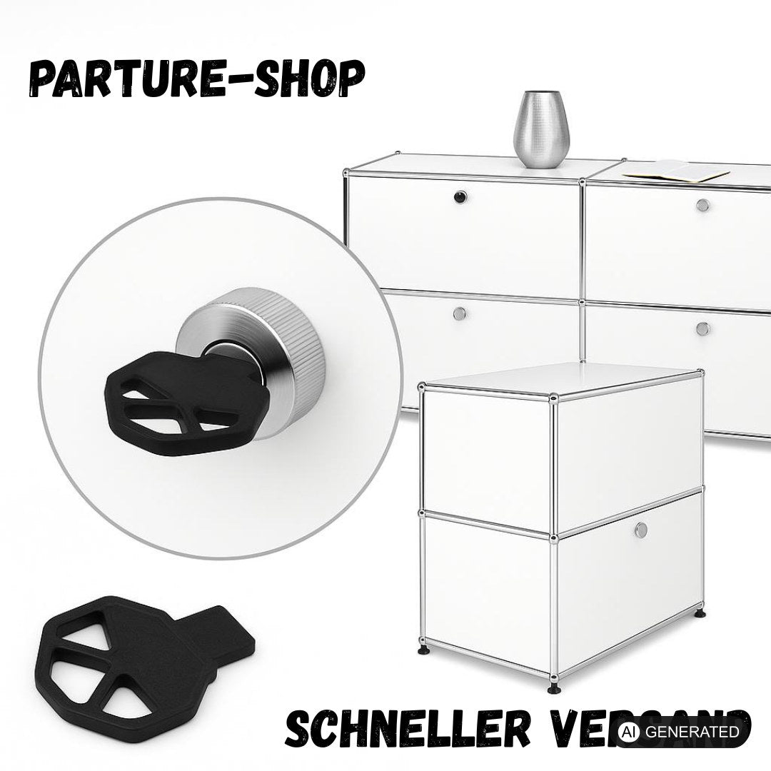 Ersatz Schlüssel von Parture - passend für USM Haller Möbel Systemmöbel NEU