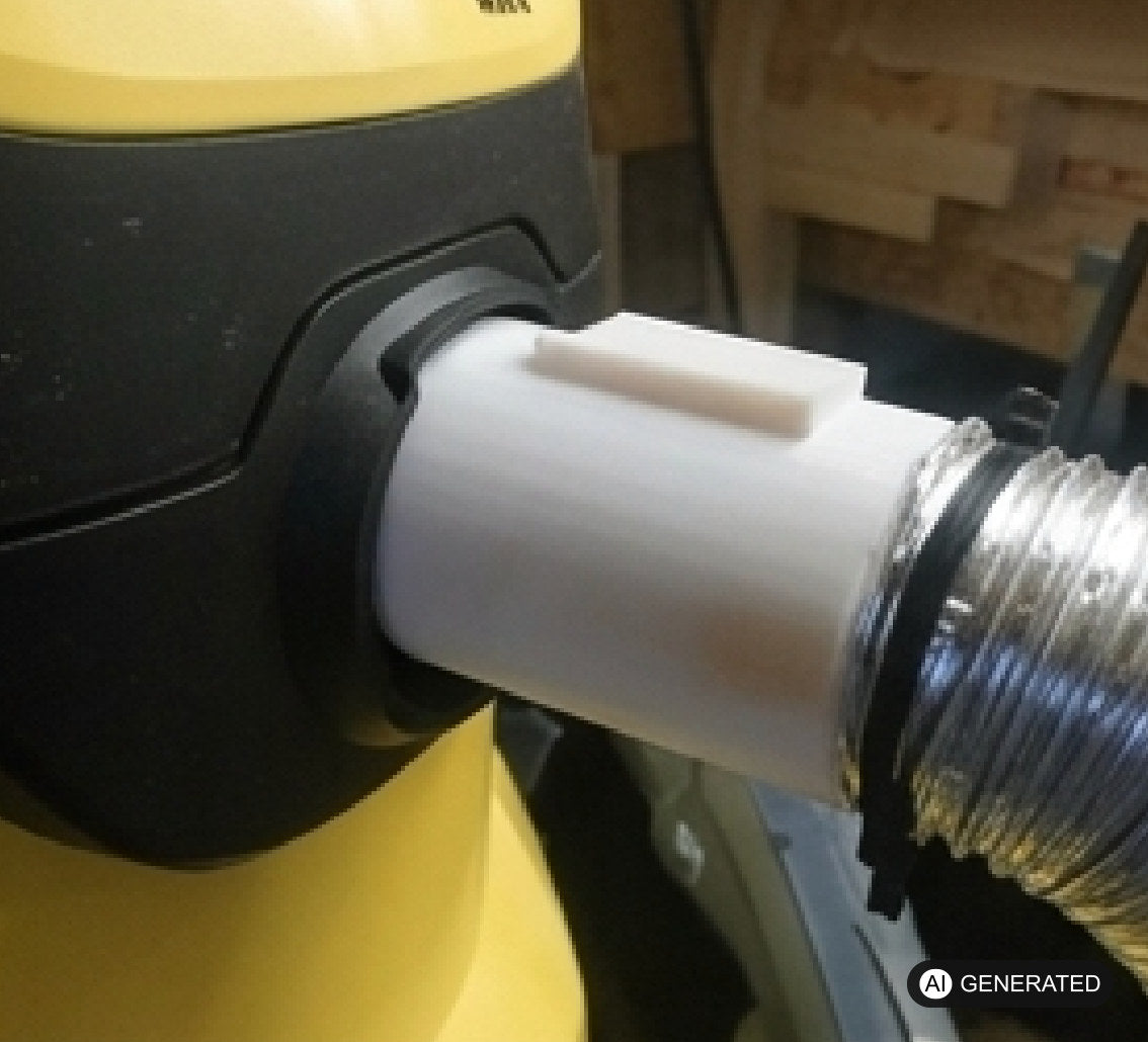 Kärcher kompatibler Adapter Staubsauger WD MV A Serien auf DN50