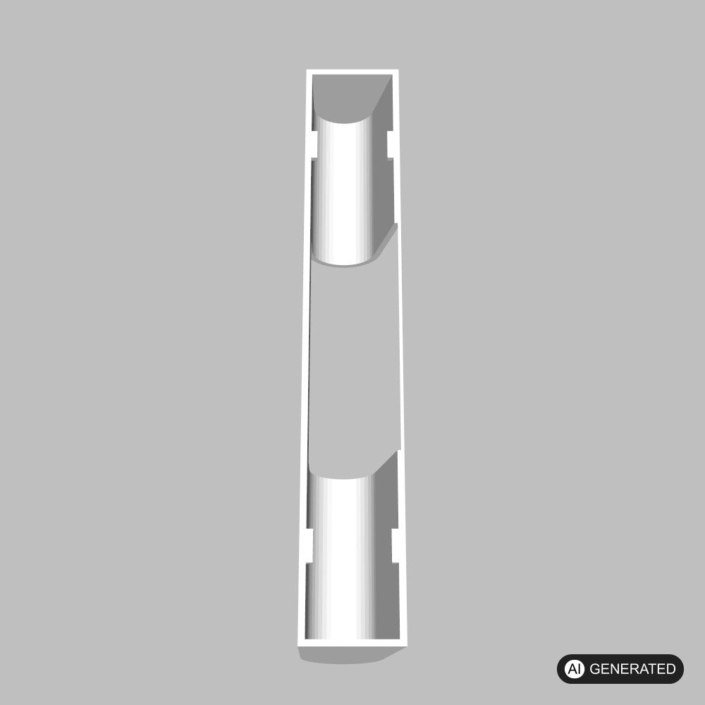 Scharnierabdeckung passend für Fenster, 93mm und 95mm, 14mm Breite