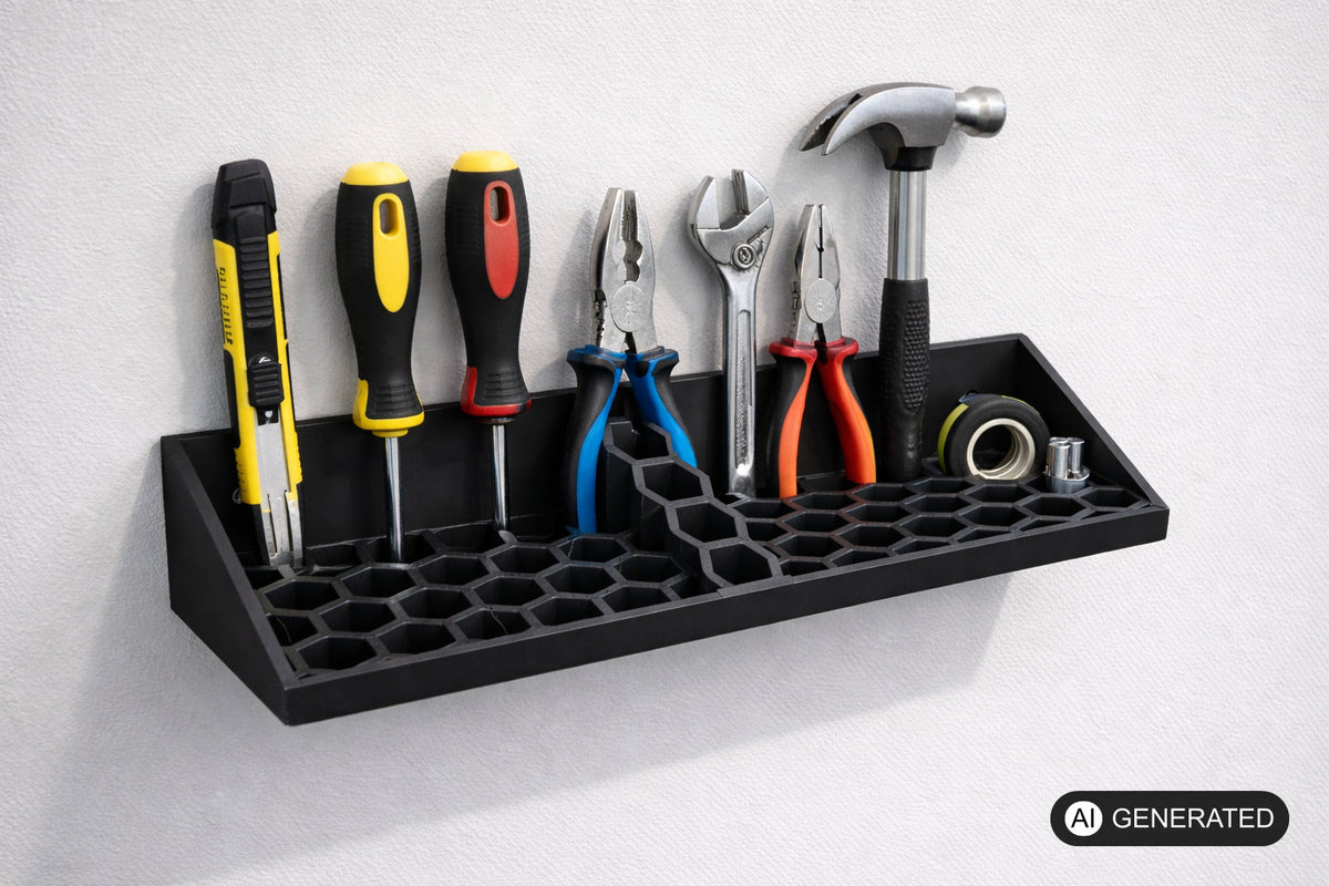 Werkzeughalter kompatibel mit Lidl Powerfix Lochwand 38mm