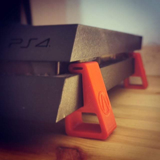 Fuß PlayStation PS4 für PlayStation 4 PS4 Abstandshalter Füße Kühlung Cool Halter St – Produktfoto, 3D-gedruckt von Parture