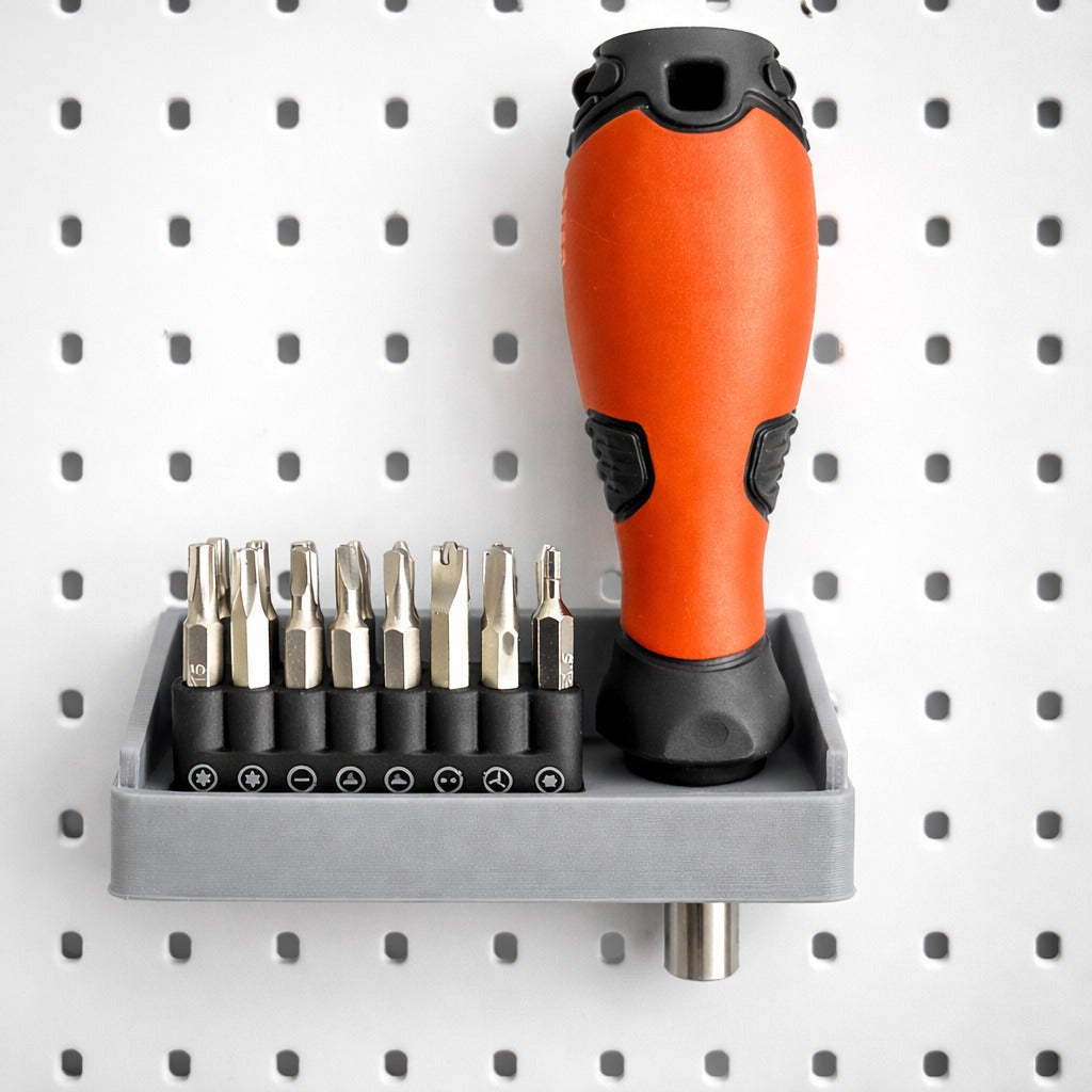 Halterung passend für Parkside Präzisions-Schraubendreher HG02870 für Lochplatte