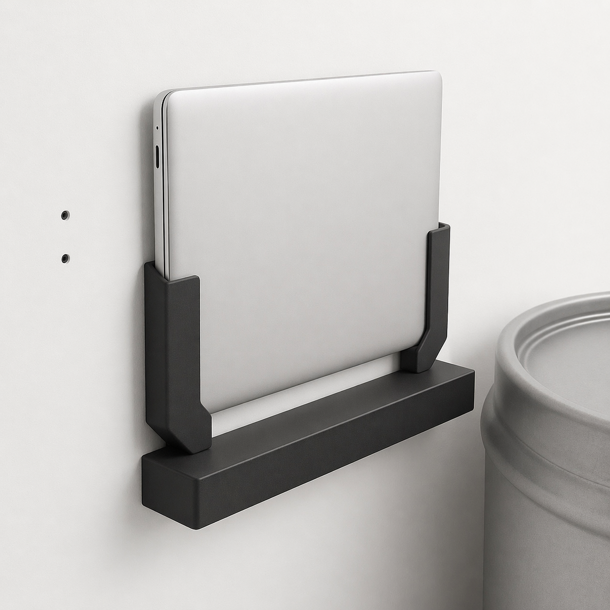 Wandhalterung passend für Laptop 26 mm, Universal Notebook Halter, Wandmontage