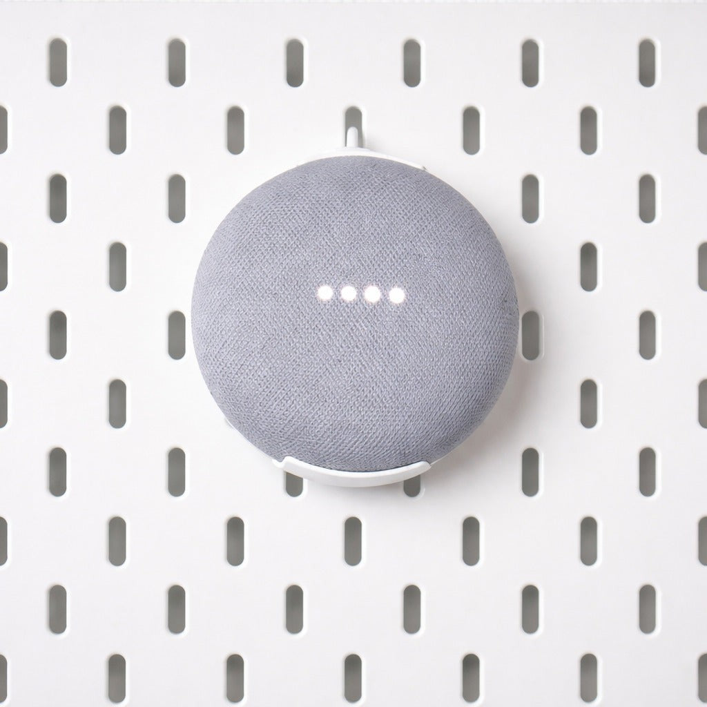 Wandhalterung passend für Google Home Mini kompatibel mit IKEA SKADIS
