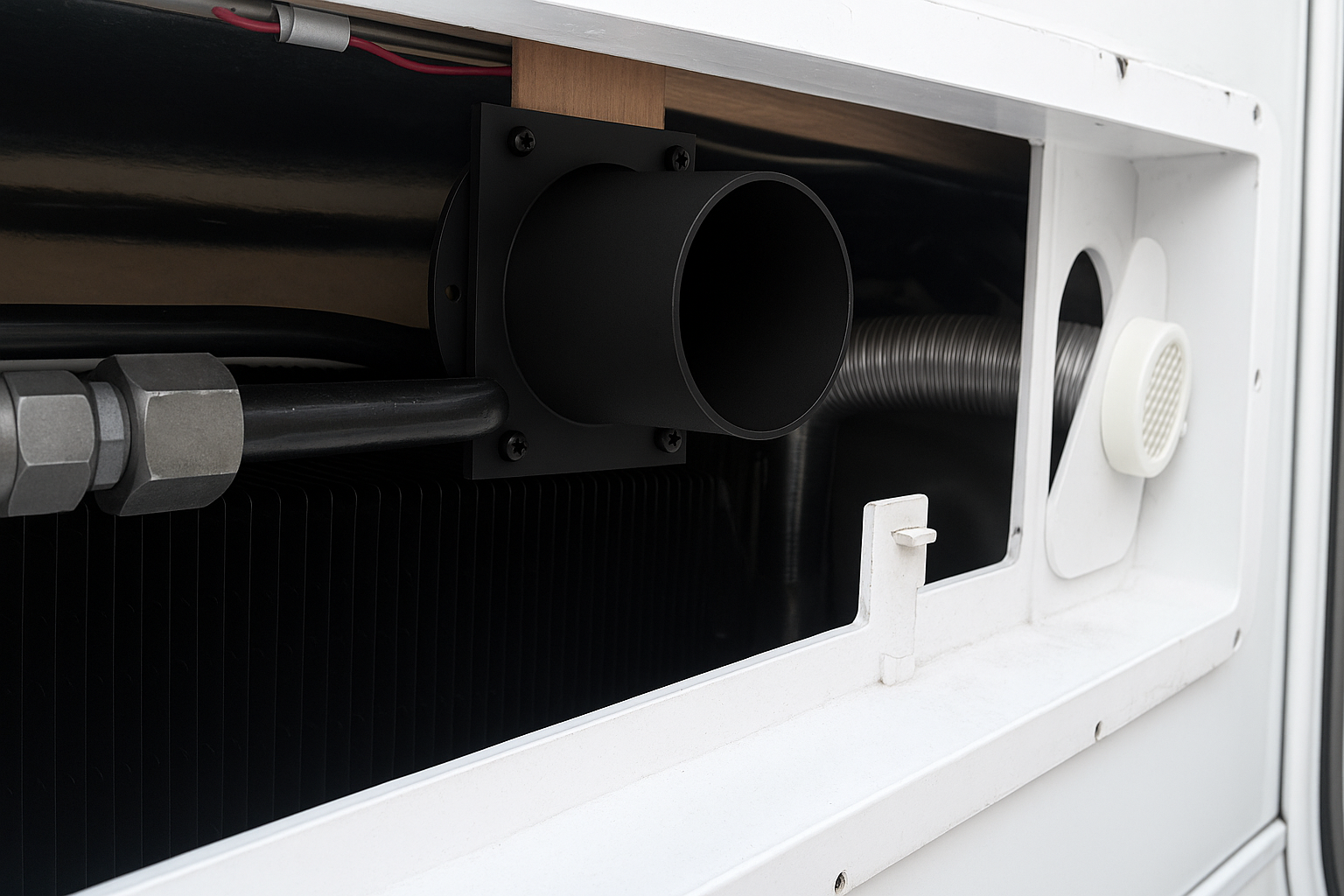 Ersatz-Lüftergehäuse 50mm kompatibel mit Dometic Camping Kühlschrank Gitter