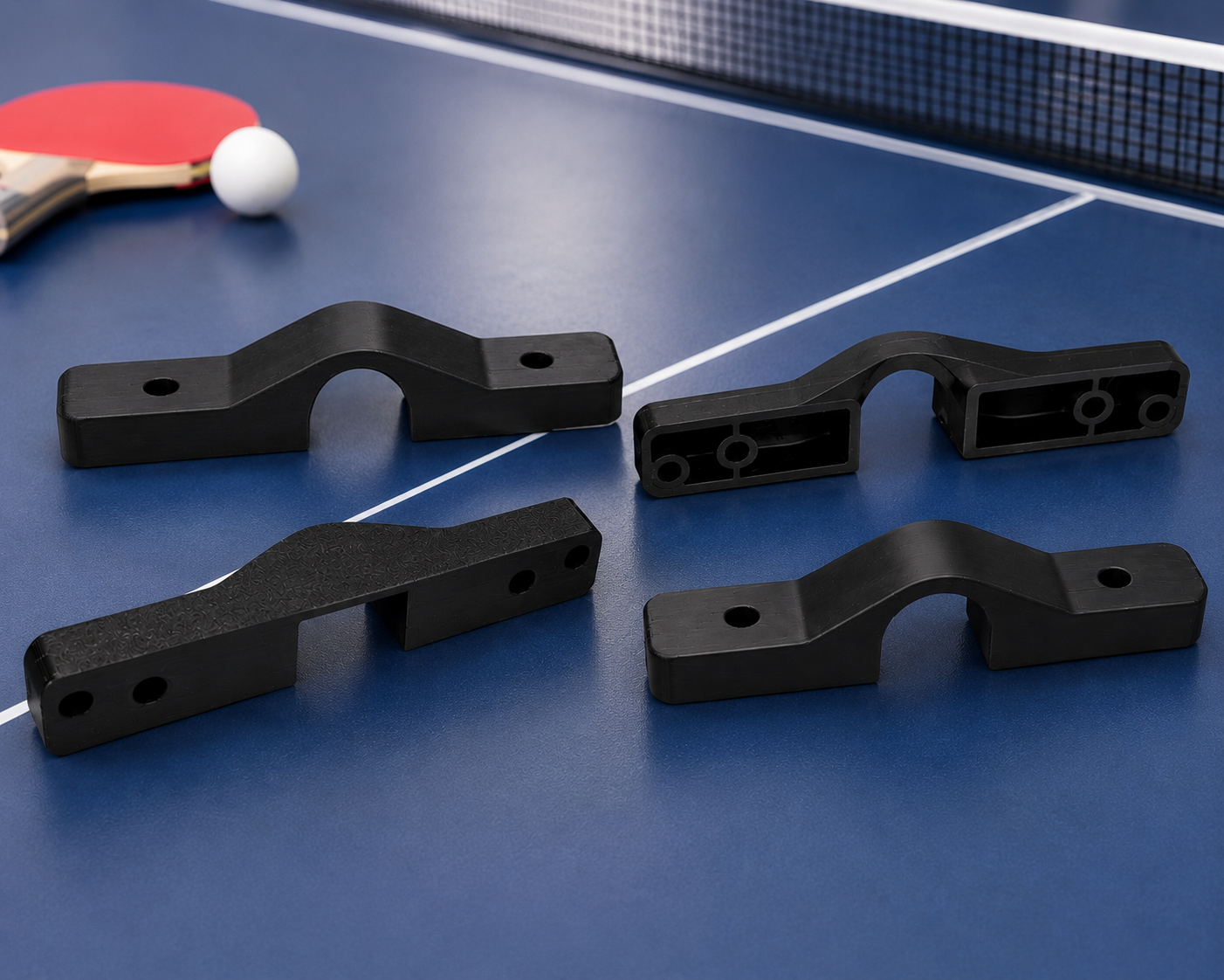 Halterung Tischtennisplatte, Ersatz, 18mm Rundstange passend für Kettler Smash 5