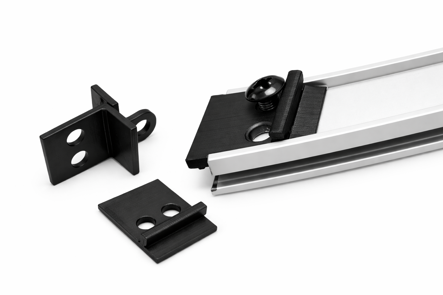 2x Ersatz Zugstangenbefestigung passend für IKEA Kvartal Laufleiste