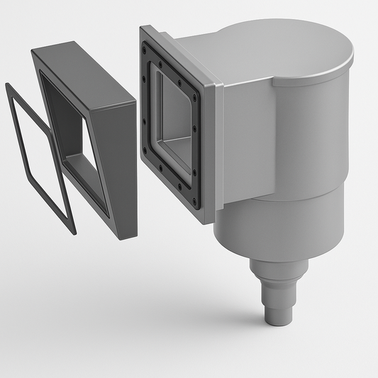 Keil passend für Skimmer Adapter Pool Ausgleich Schräge – 3D-Druck
