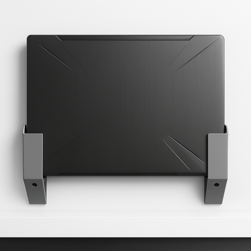 Wandhalterung passend für Laptop 26 mm, Universal Notebook Halter, Wandmontage