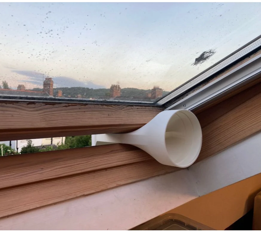 Ultra Slim Klimaanlagen Auslass/ Adapter/ Abluft Kippfenster Dachfenster 90-160