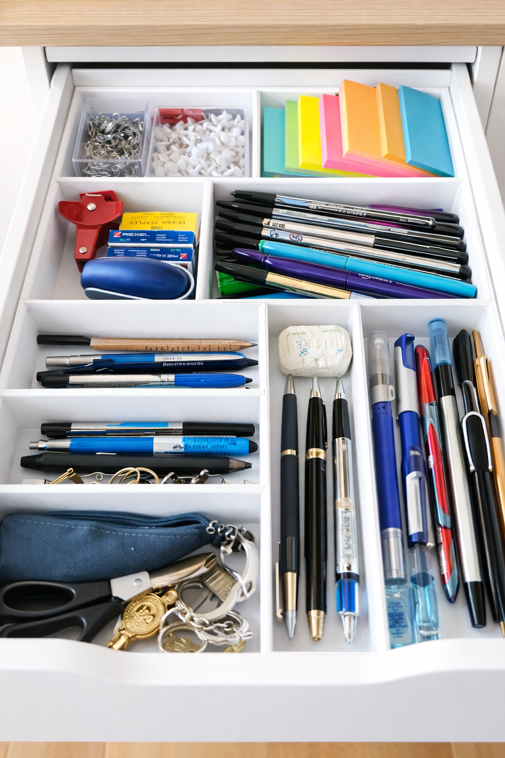 Organizer Schubladeneinsätze passend für IKEA ALEX obere Schublade