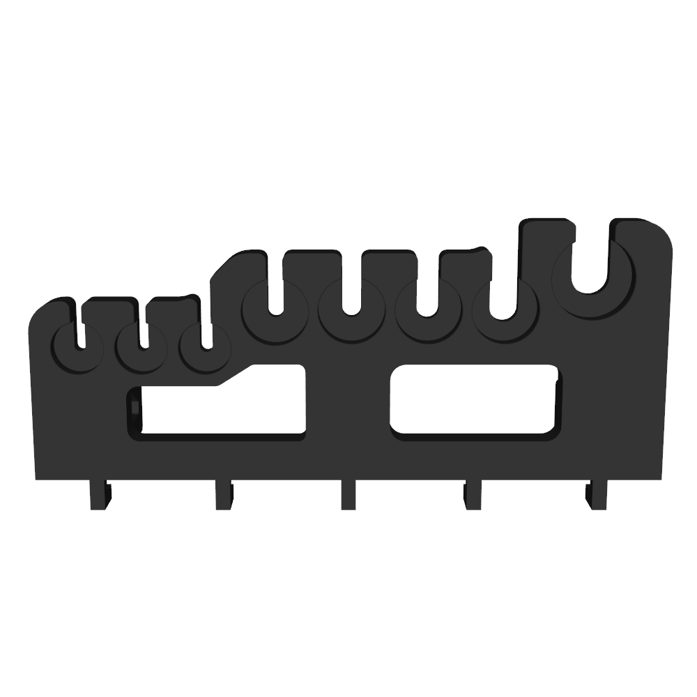 Halterung passend für Ikea Skadis und Parkside T-Griff-Inbusschlüssel