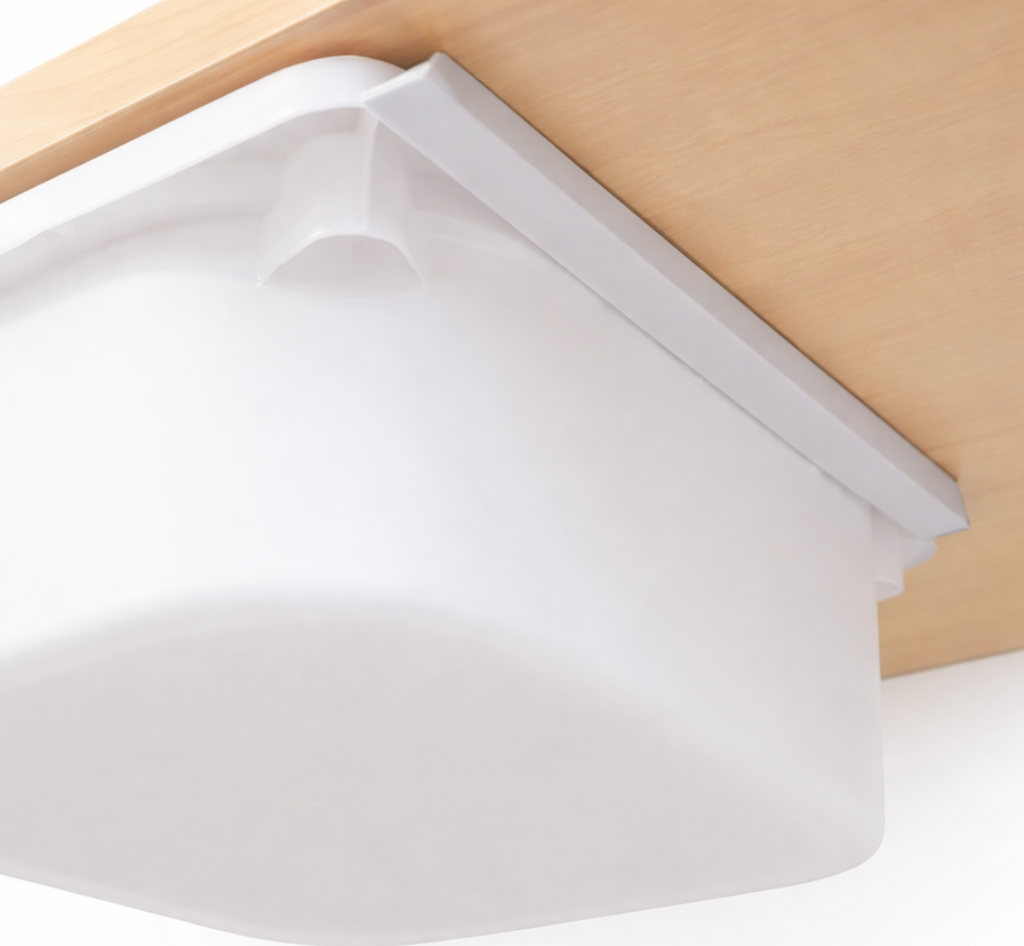 Halterung kompatibel mit IKEA TROFAST Boxen passend für IKEA LACK Tisch Schiene