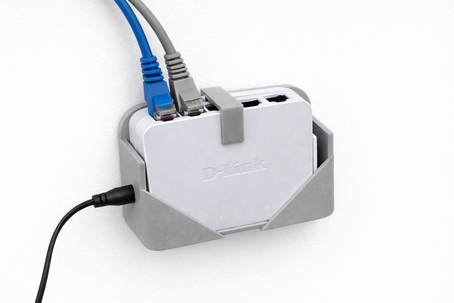 Wandhalterung kompatibel mit D-Link GO-SW-5G Switch – 3D-Druck