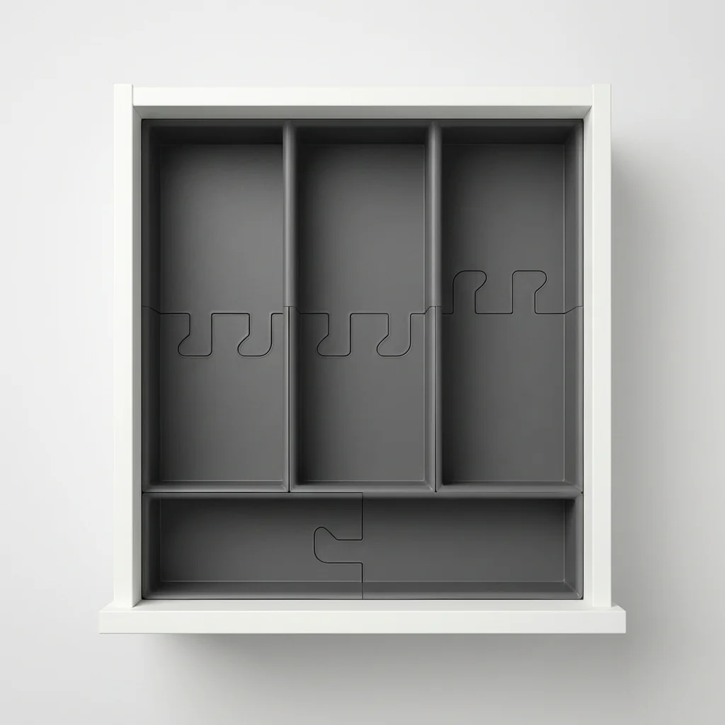 Einsatz passend für IKEA KALLAX Schubladen Organizer Sortieren