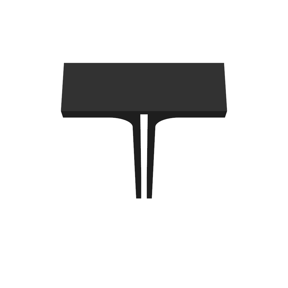 Fuß passend für Ikea Skadis Lochplatte, wandbohrfreie Installation