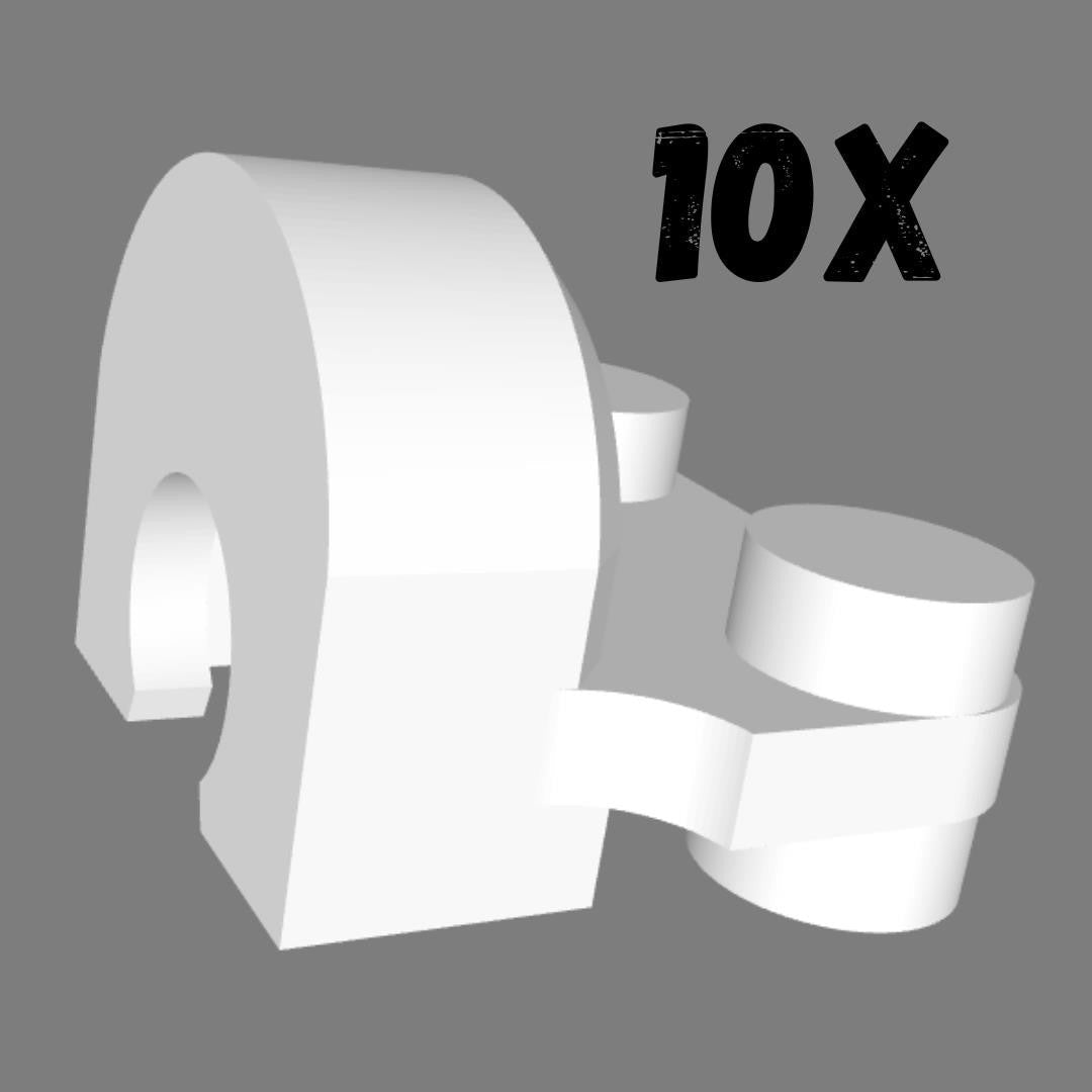 10x Gleiter Rollen passend für IKEA KVARTAL Gardinenschiene von Parture