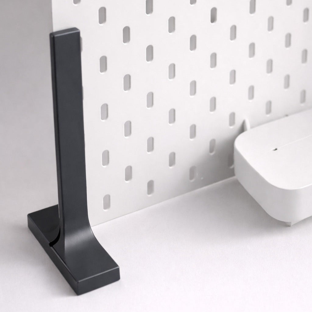 Fuß passend für Ikea Skadis Lochplatte, wandbohrfreie Installation