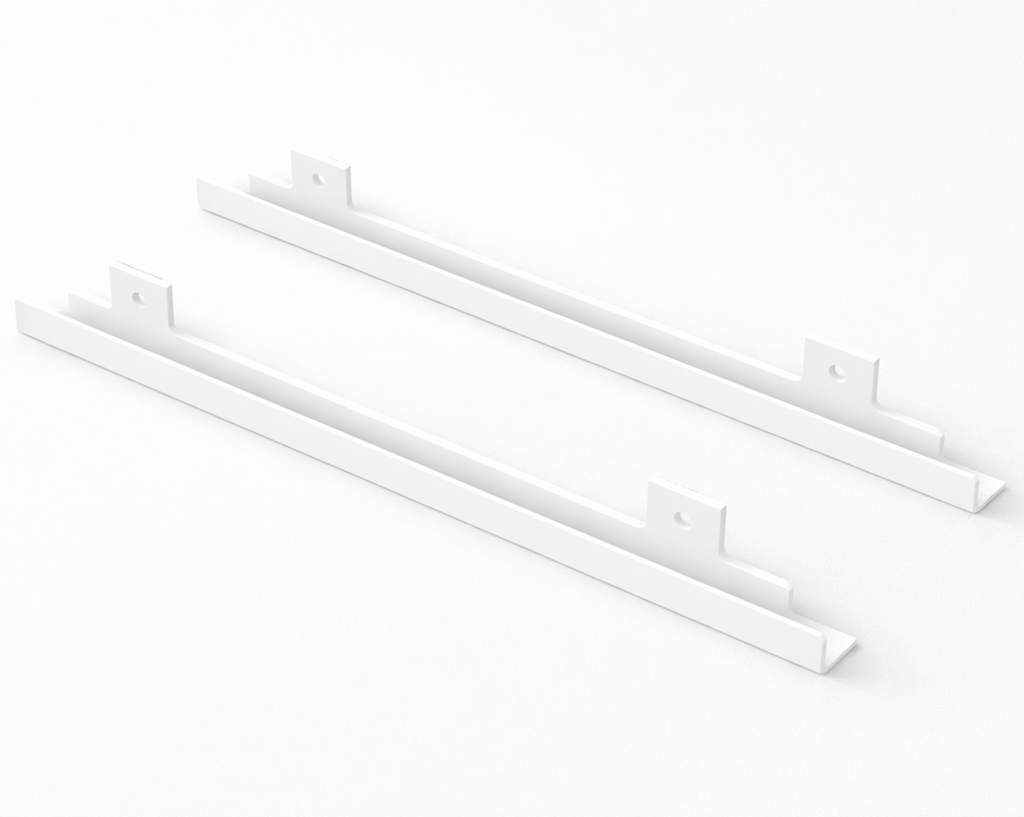 Halterung kompatibel mit IKEA TROFAST Boxen passend für IKEA LACK Tisch Schiene