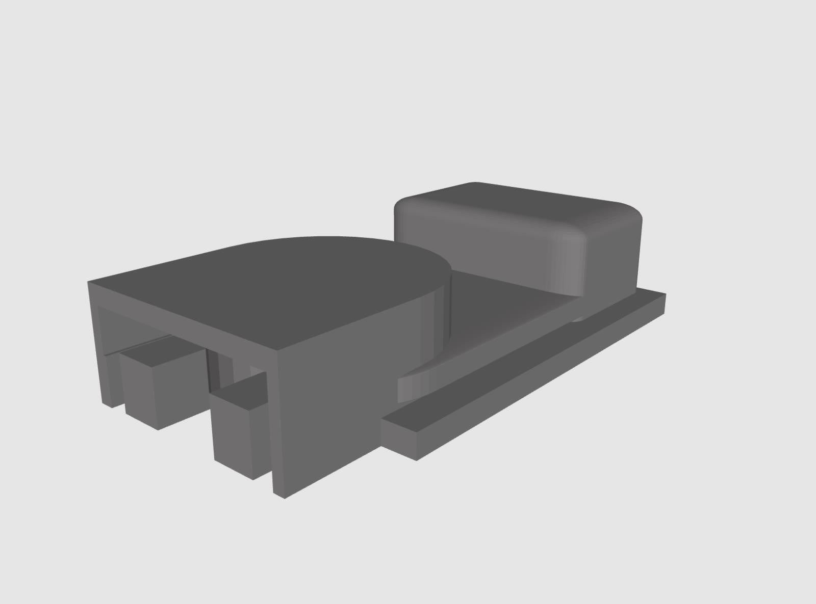2x Schieber passend für Dometic Lüftungsgitter LS Ersatzteil