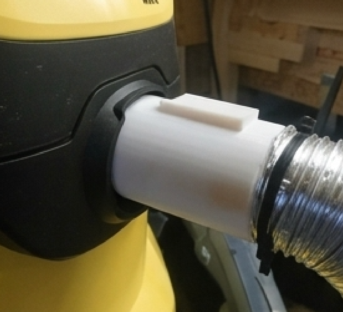Kärcher kompatibler Adapter Staubsauger WD MV A Serien auf DN50