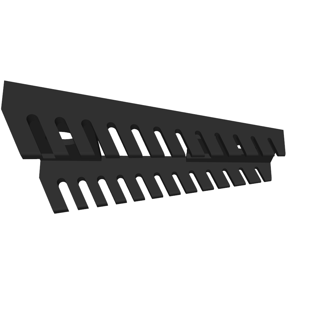 Werkzeughalter für 12 Schraubenschlüssel passend für IKEA SKADIS