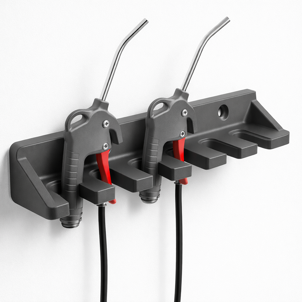 Wandhalter passend für Druckluft Kupplung Pneumatik Geräte – 3D-Druck