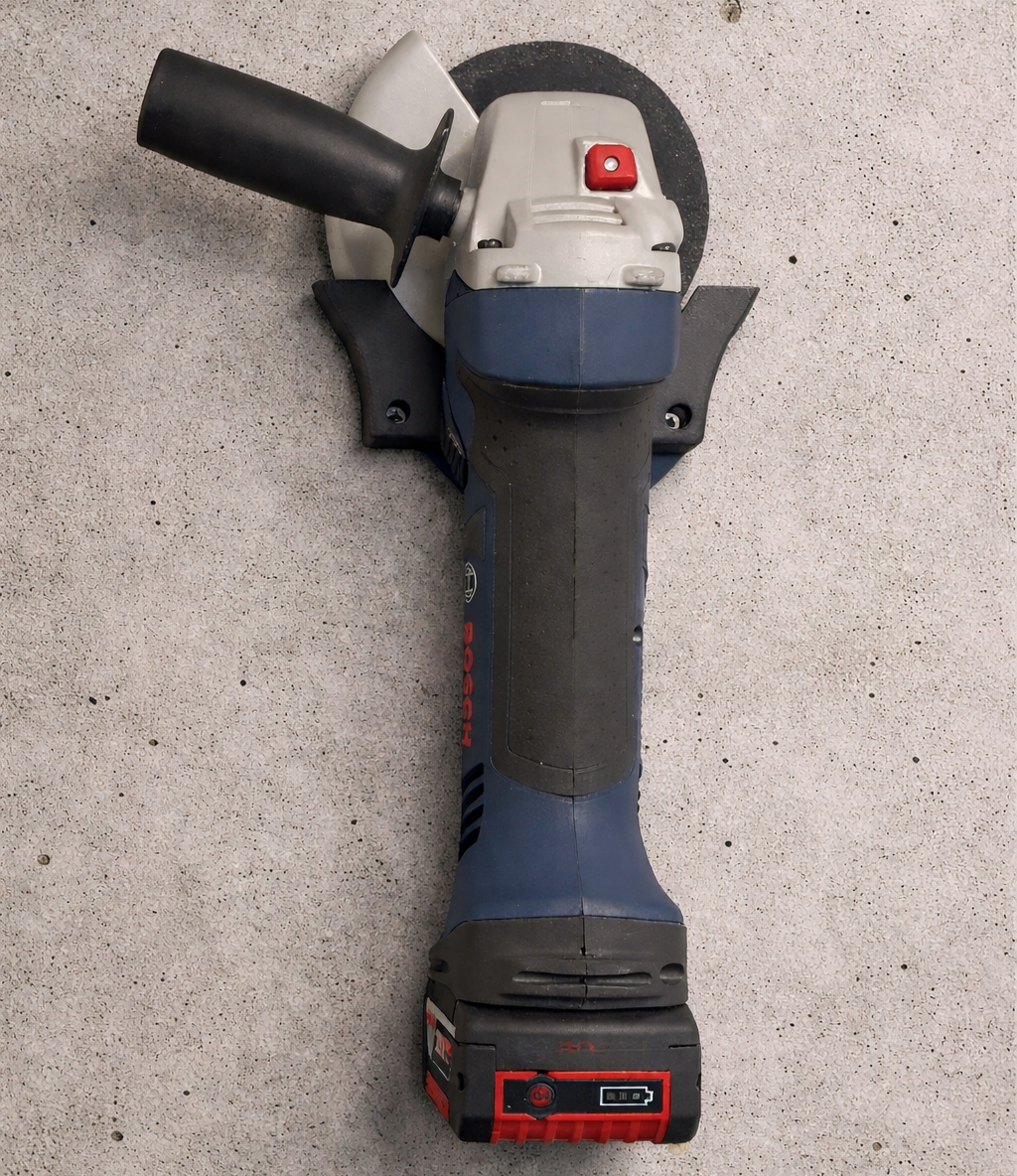Wandhalterung passend für Bosch Professional 18V Flex Winkelschleifer Halter
