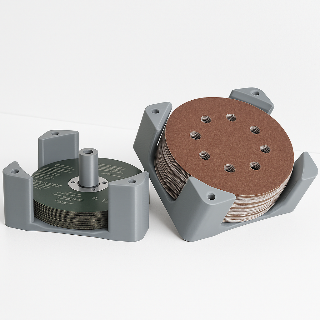 Wandhalter passend für Schleifscheiben 125mm Trennscheiben Organizer