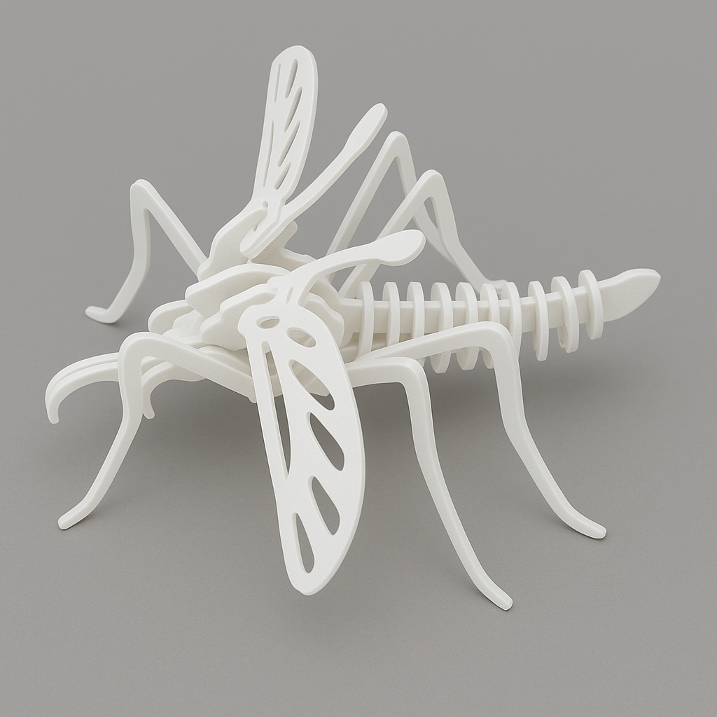 Mosquito 3D Puzzle Bausatz Stechmücke Insekt Steckpuzzle Tier Bauen Challenge
