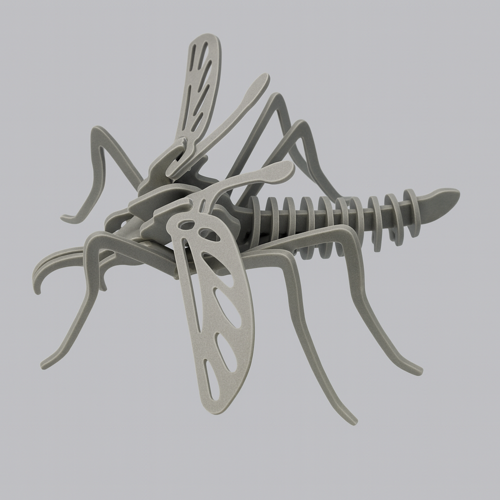Mosquito 3D Puzzle Bausatz Stechmücke Insekt Steckpuzzle Tier Bauen Challenge