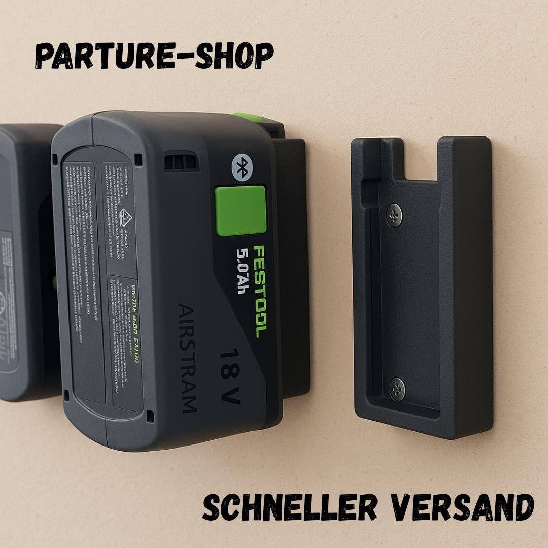 Akkuhalterung passend für Festool 18V – Wandhalter Akku 3D-Druck