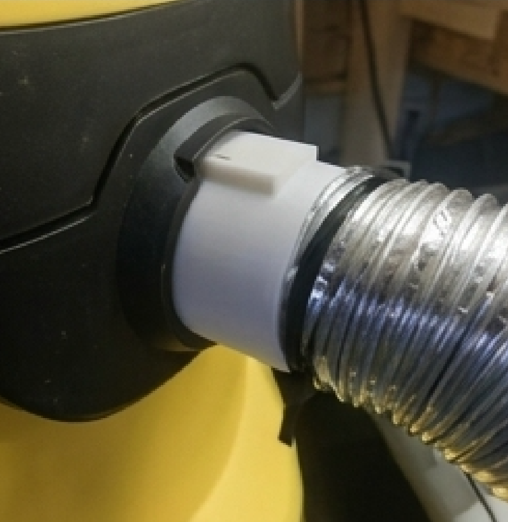 Kärcher kompatibler Adapter Staubsauger WD MV A Serien auf DN50