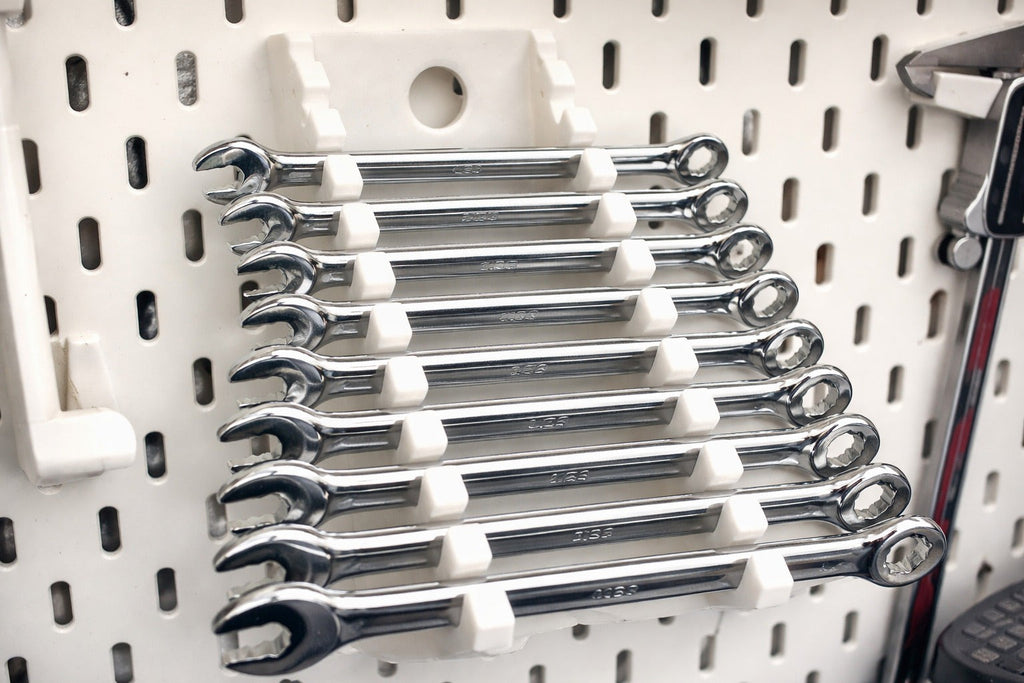 Werkzeughalter für 12 Schraubenschlüssel passend für IKEA SKADIS