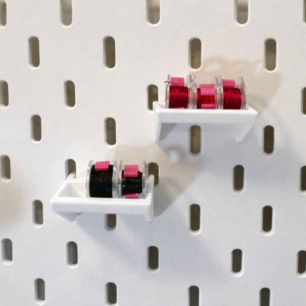 2x Halterung für Nähmaschinen-Spulen passend für IKEA SKADIS