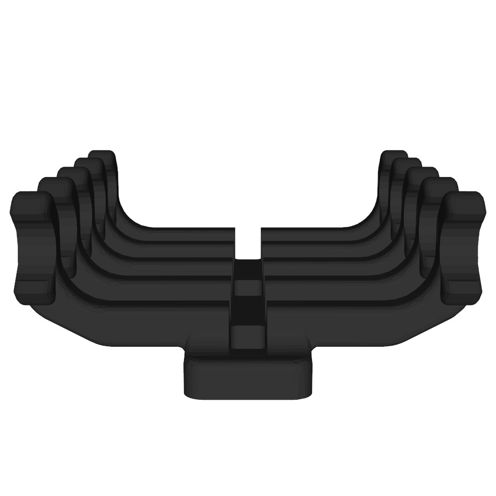 Pinselhalter kompatibel mit Ikea Skadis, 5 Fächer