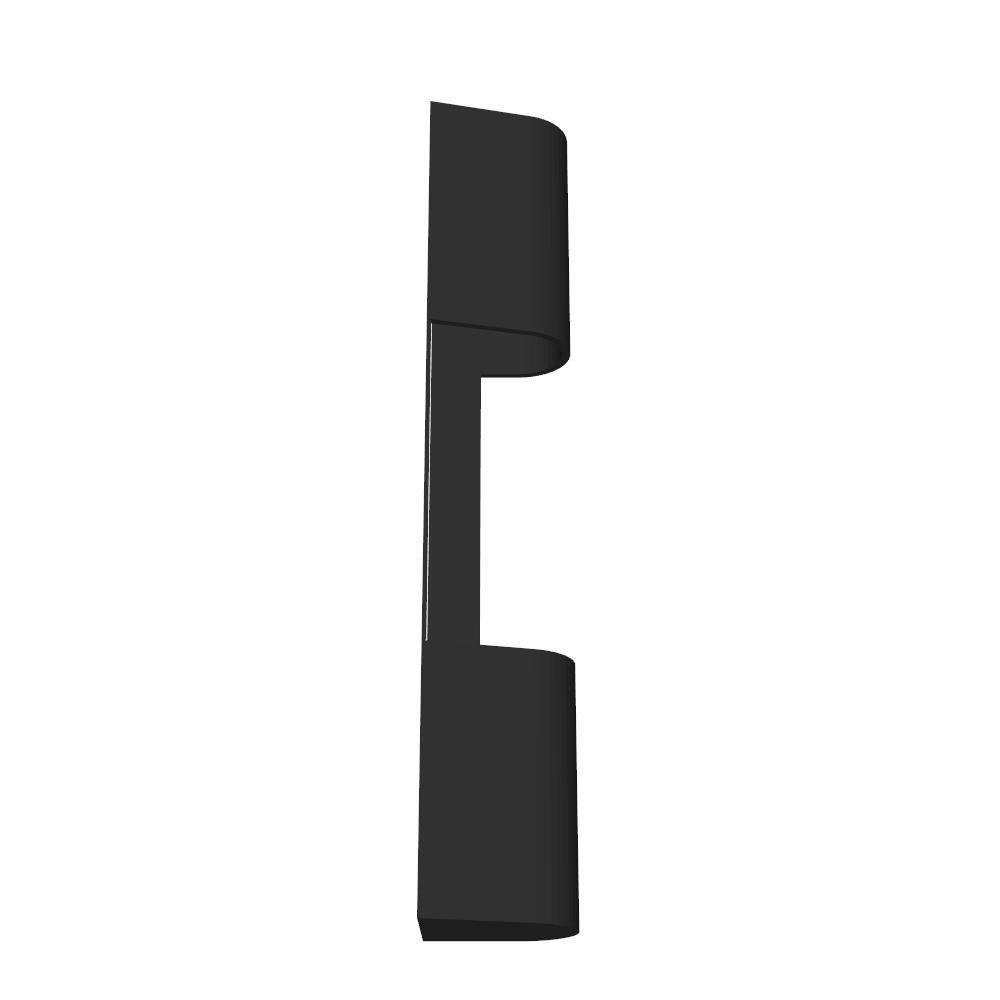 Scharnierabdeckung passend für Fenster, 93mm und 95mm, 14mm Breite