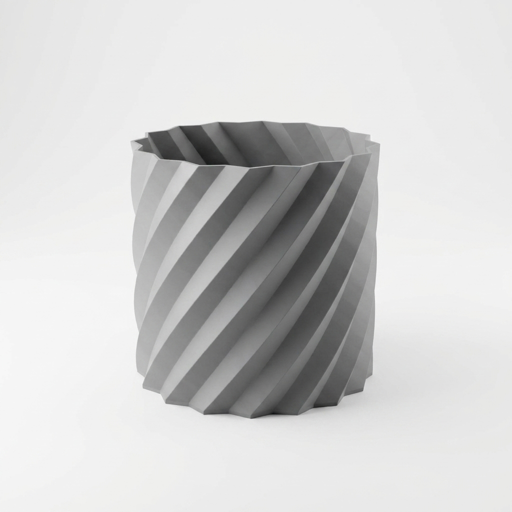 Geometrischer Pflanzenkübel - Vier Größen