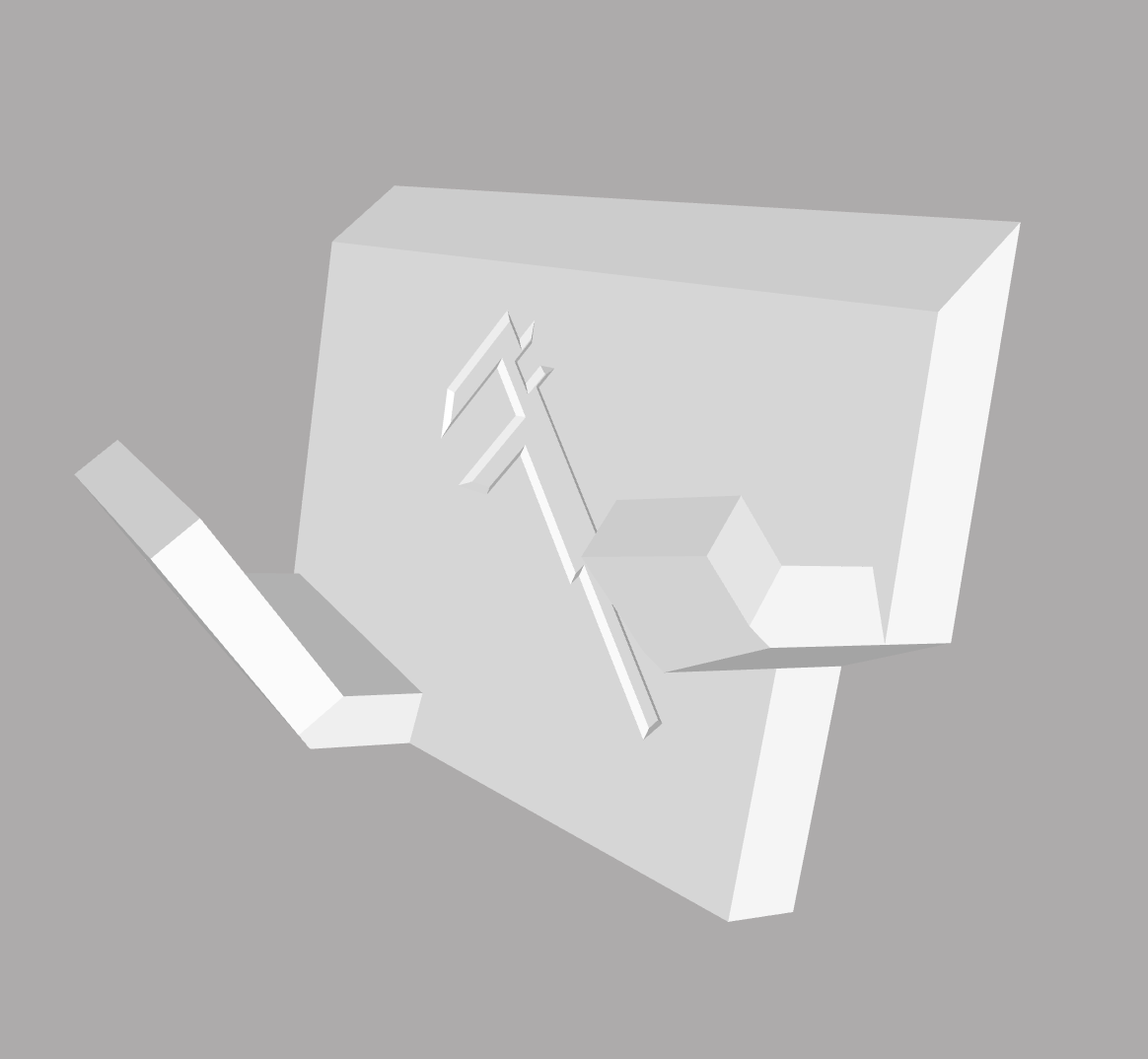 Halterung für Messschieber kompatibel mit Ikea Skådis