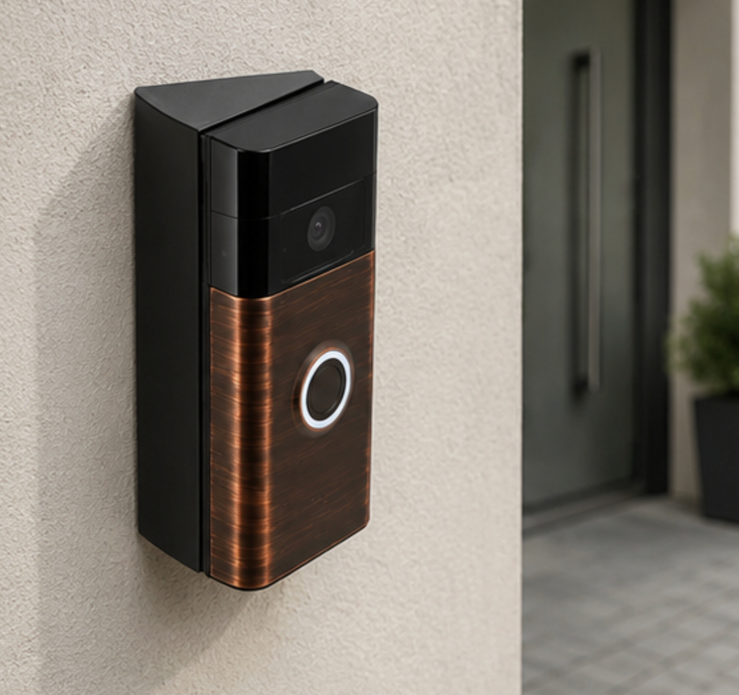Keilhalterung 20° kompatibel mit Ring Doorbell 1/2/3/3+/4 Winkel links/rechts