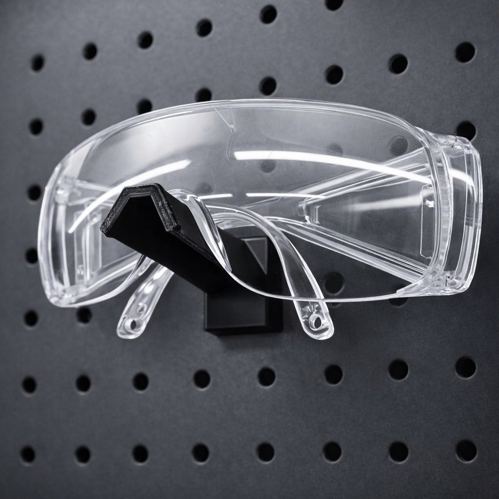 Schutzbrille Halterung kompatibel mit Parkside Lochwand – 3D-Druck