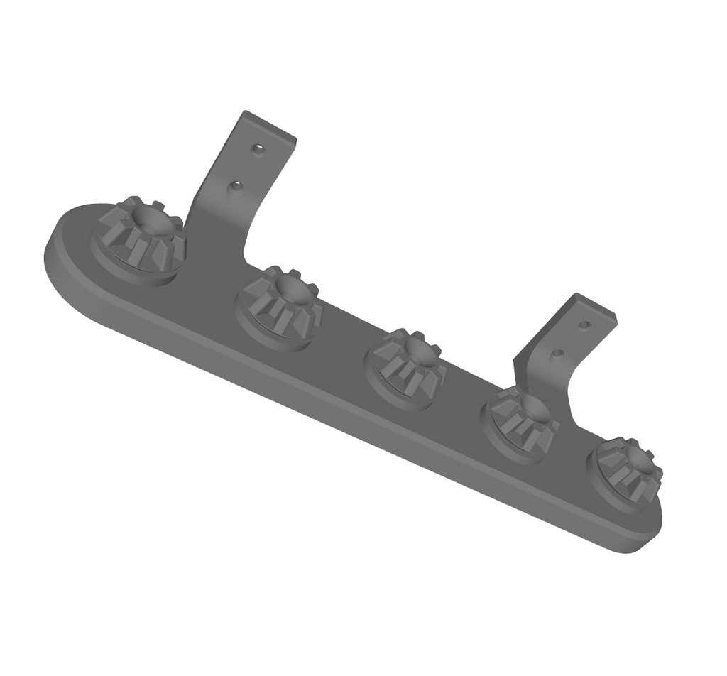 Wandhalterung passend für 5x Aufsätze Bosch IXO Schrauber 3 4 5 6 7