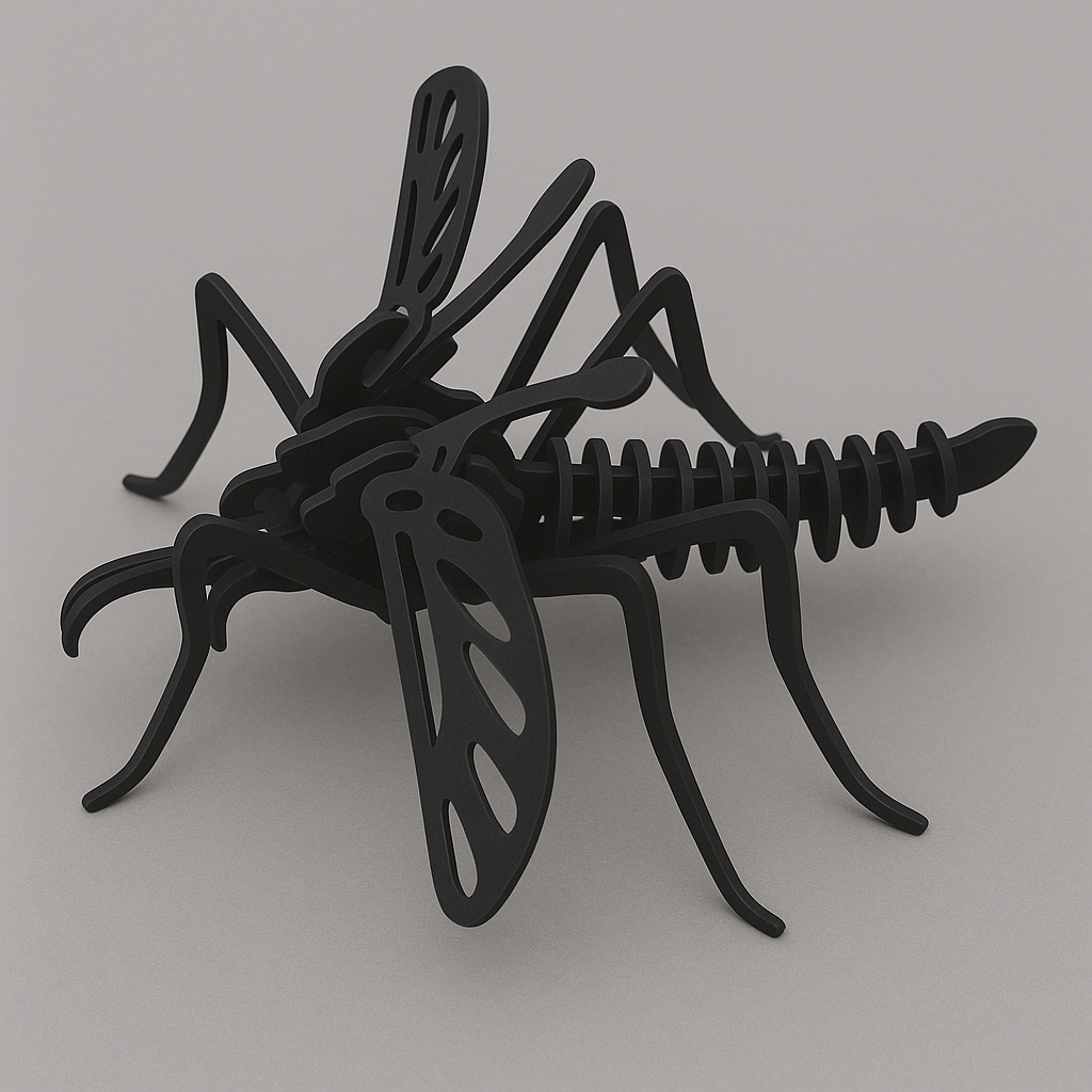 Mosquito 3D Puzzle Bausatz Stechmücke Insekt Steckpuzzle – 3D-Druck
